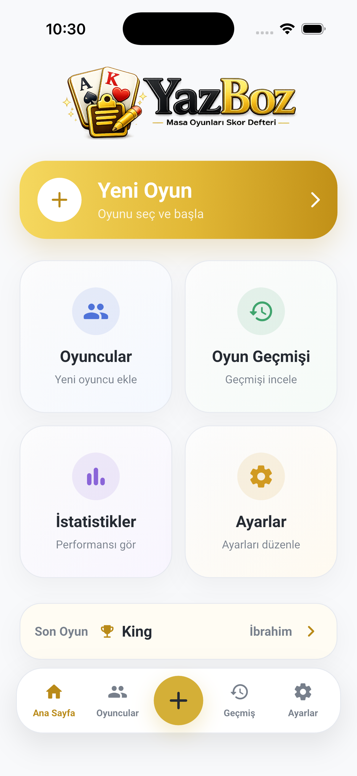 Yeni oyuna hızlı başlayın